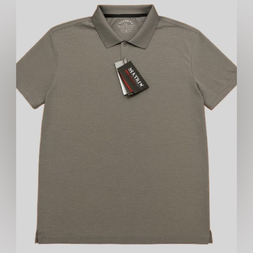 Men's Gray Matrix Golf Shirt (Brand New)